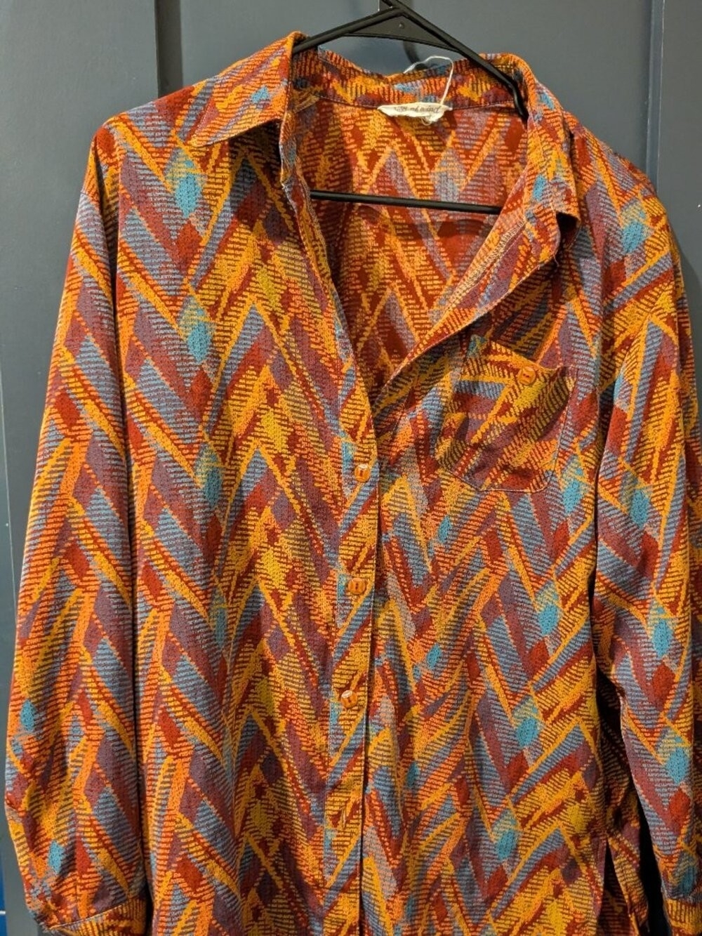 *Sourced In Paris* Vintage Button-Up Shirt